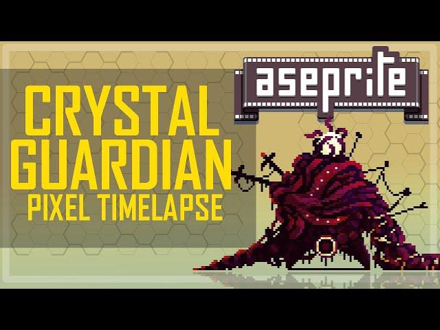 Pixel Art Timelapse #15 - The Crystal Guardian