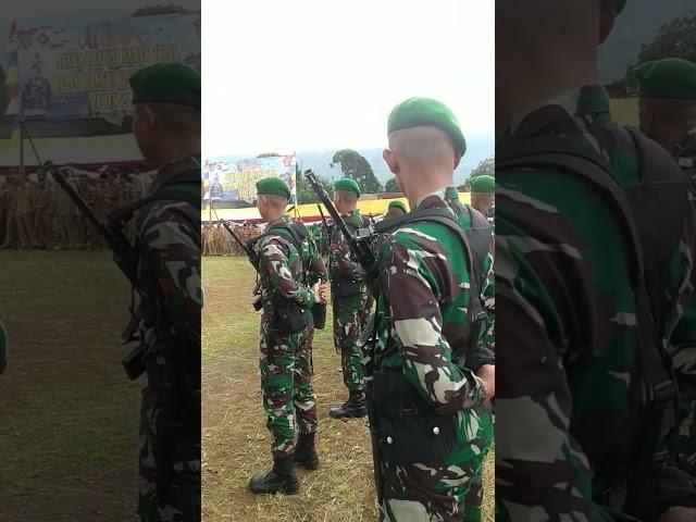 Bocil ikutan upacara bareng TNI * HUT TNI ke 77 #napaktilas #huttni77 #tni #tentaracilik #shorts