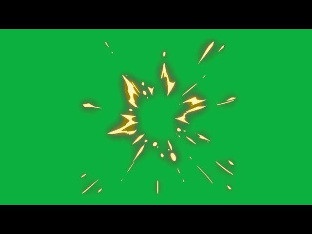 ANIME FIGHT SPARK IMPACT EFFECT GREEN SCREEN ANIMATION EFFECTS TRANSITION