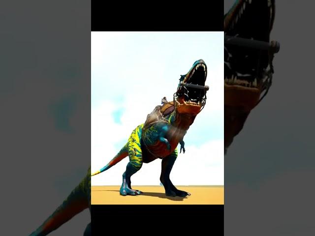Ark spino vs ark tyrannosaurus rex