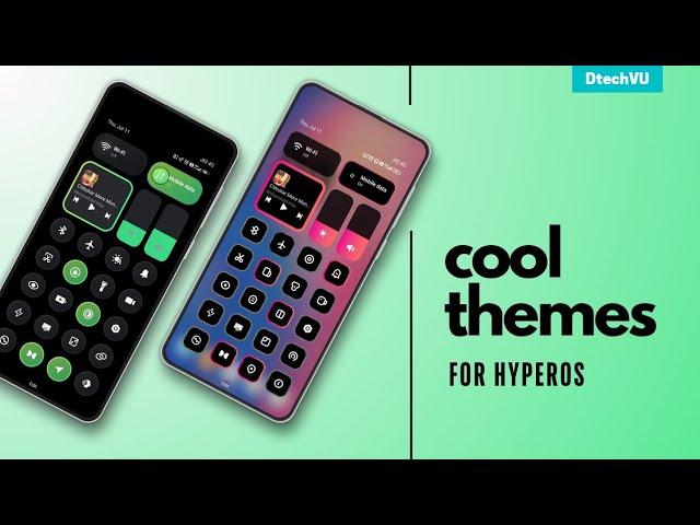 Cool HyperOS Control Centre Themes to Try | Best HyperOS Themes