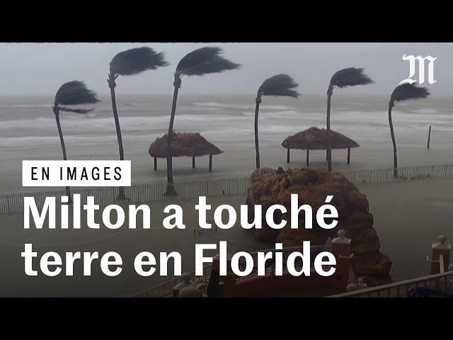 Milton : les premières images de l'énorme ouragan qui balaye la Floride