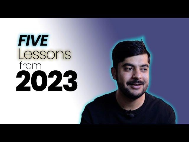 5 Lessons from 2023 | Five Lessons For 2024-Urdu