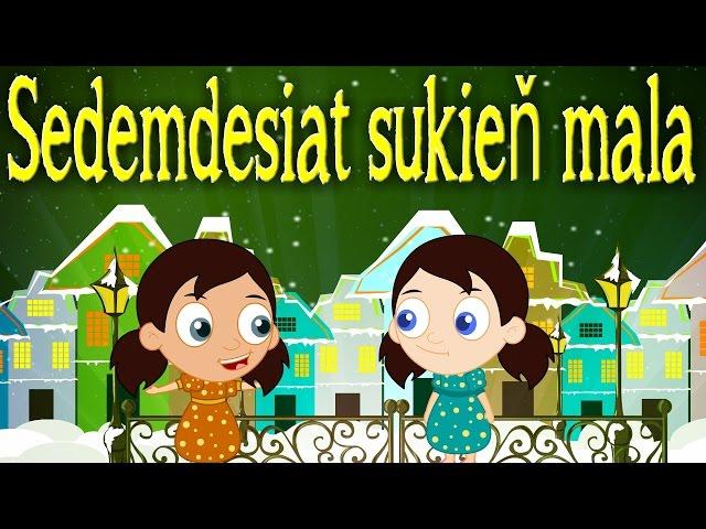 Sedemdesiat sukieň mala + 11 pesničiek | Zbierka | Slovenské detské pesničky | Slovak Folk Song