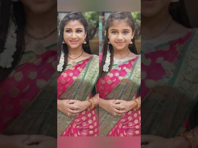 Iniya Serial Alya manasa Child version #shorts