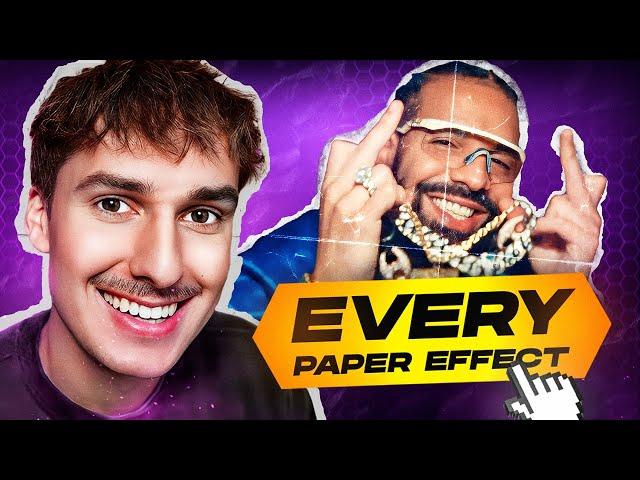 How to create EVERY PAPER RIP EFFECT (Masterclass) w/free download - Premiere Pro & Photoshop