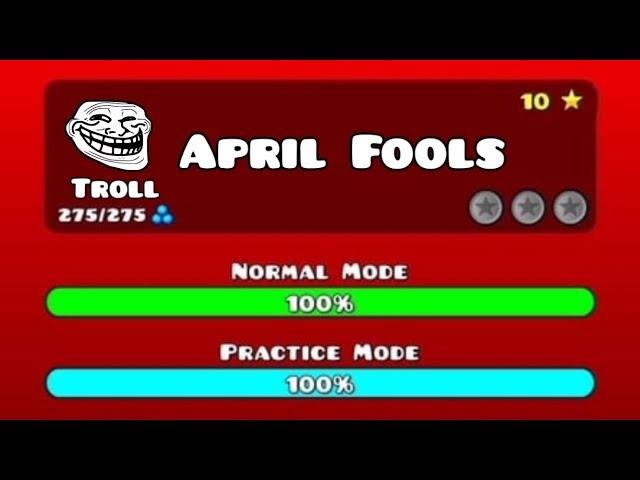 I made a troll level in Geometry Dash 2.2