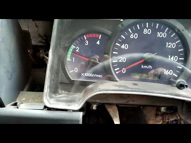 Test Hasil Perbaikan Indikator Rpm yang mati mitsubishi canter