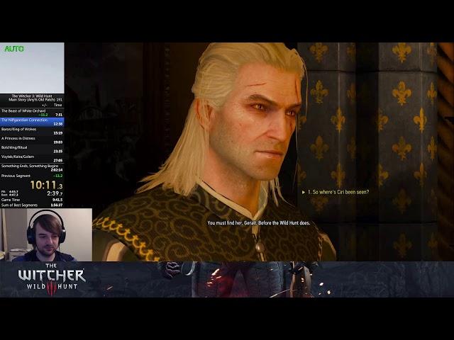 The Witcher 3 - Any% (Old Patch) Speedrun in 1:58:58