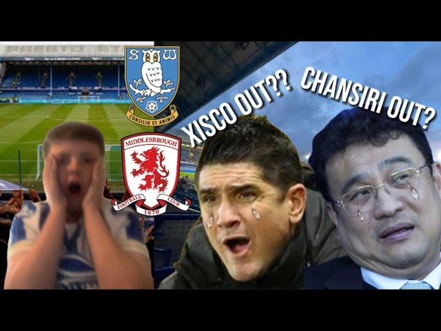 TENNIS BALLS THROWN ON!!|Sheffield Wednesday vs Middlesbrough Efl Championship