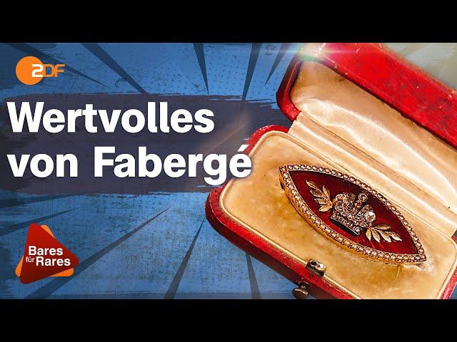 Russischer Luxus-Schmuck! Fabergé-Brosche von 1908 | Bares für Rares