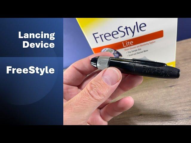 FreeStyle Lite Lancing Device how to use