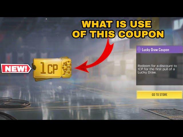 What is Use of Lucky Draw Coupon in COD Mobile