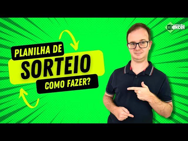 Como fazer um sistema de sorteio no Excel