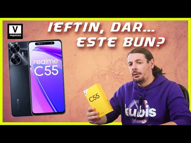 Un iPhone user testeaza un Android de sub 1000 lei!  Realme C55