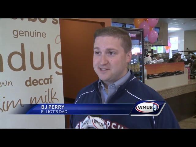 5-year-old works drive-through at Dunkin' Donuts