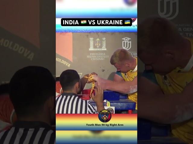 Indian Armwrestler defeats Ukrainian at the World ArmWrestling Championship | Moldova | 2024