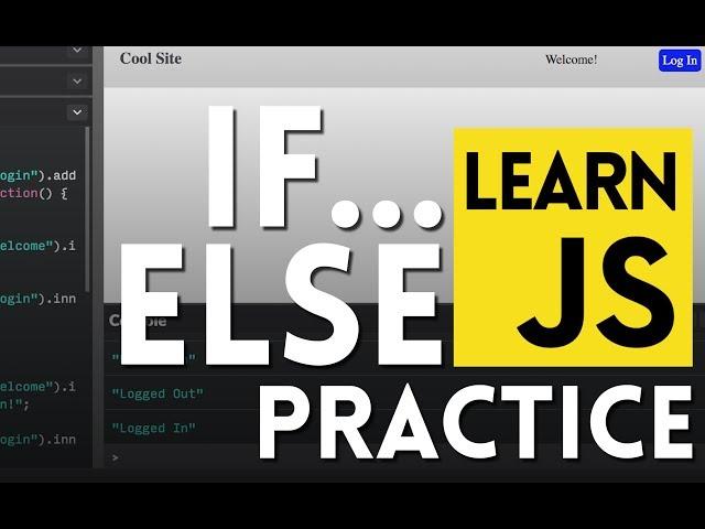 If...Else Statements [JavaScript Practice]