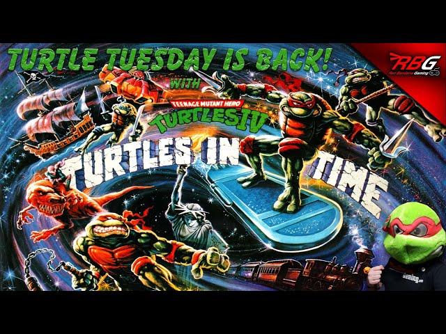 TMNT IV Turtles in Time (SNES) - Turtle Tuesday - Red Bandana Gaming