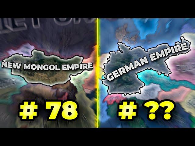 Every Empire in Hearts of Iron 4 From Smallest to Largest
