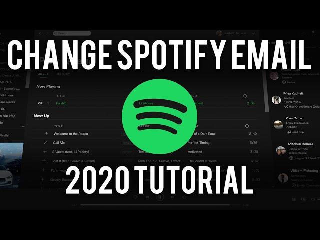 How To Change Spotify Email Address