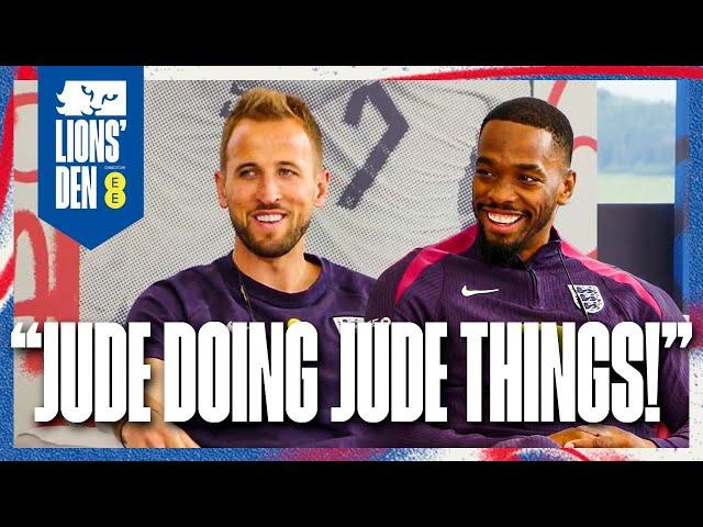 Kane and Toney On Jude's Bicycle Kick, Limbs! & Strikers Union Ep.12 | Lions' Den Connected By EE