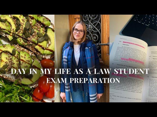 LAW SCHOOL VLOG: A Productive Day in My Life | Exam Prep & Time Management