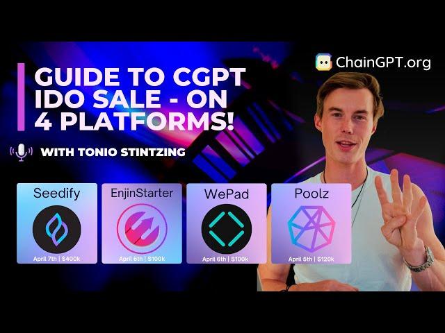 ChainGPT IDO: How to participate at the CGPT token sale (IDO) - Full Guide!