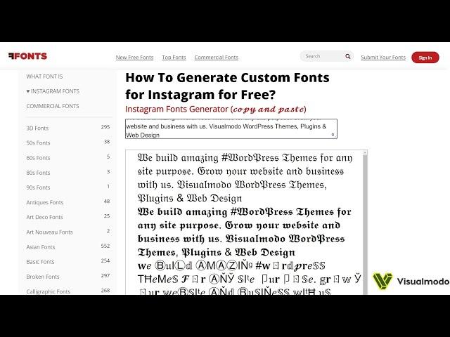 How To Generate Custom Fonts for Instagram for Free?