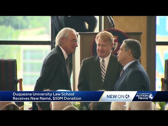 Tom Kline gifts $50 million to alma mater, WTAE 9/7/22