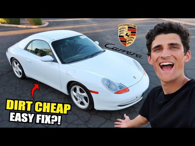 I Bought a Non-Running Porsche 996 911 at Auction CHEAP Sight Unseen!