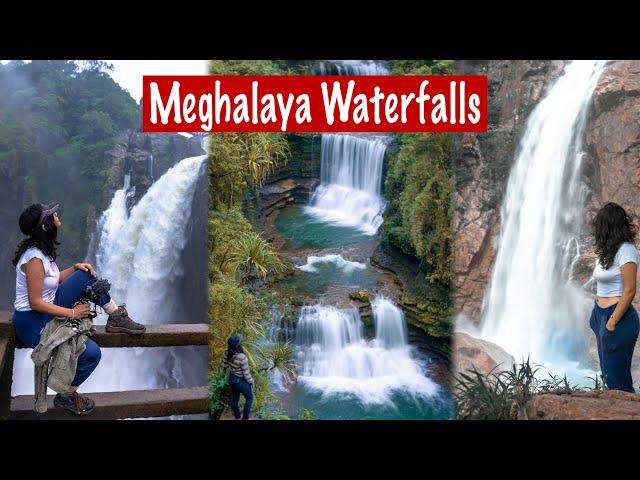 7 Waterfalls in Meghalaya in 4 Minutes!