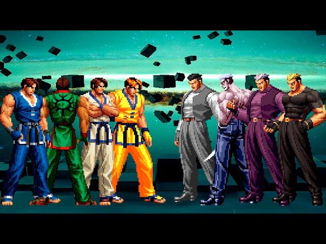 The King of Fighters (MUGEN) | Kim Kaphwan Team vs Ryuji Yamazaki Team