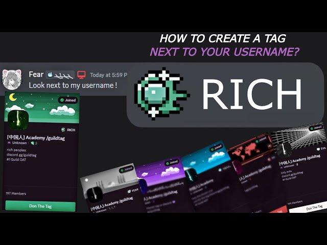 How To Get The Discord New GUILD TAG and Create Discord Guilds Without Having Access To The Feature