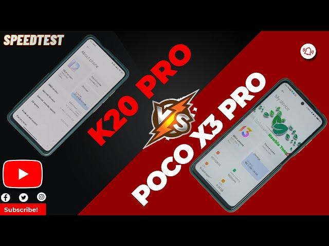 POCO X3 PRO vs K20 PRO | MIUI 13 vs MIUI 12.5 Stable | Snapdragon 855 vs 860 | Ultimate Speedtest