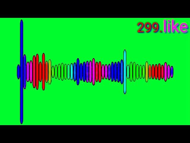 New audio spectrum green screen video Music 2021 effect 4k ##GreenlightRK