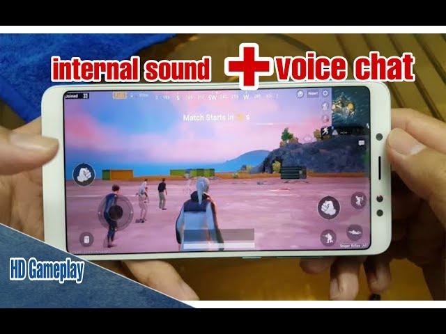 How to record internal sound of pubg mobile and voice chat