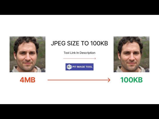 Compress JPEG to 100kb | Reduce image size in 1 min