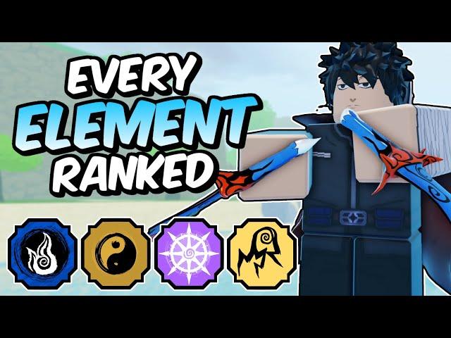 Every ELEMENT Ranked From WORST To BEST in Shindo Life!