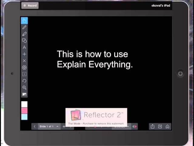 Explain Everything Tutorial - Editing Text