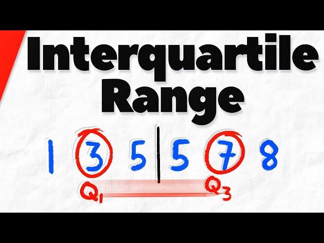 How to Find the Interquartile Range of a Set of Data | Statistics