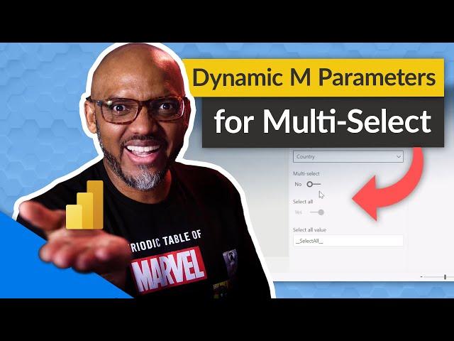 Can you use Power Query Dynamic M Parameters for multi-select?