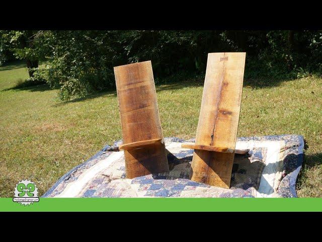 Hybrid Woodworking Bowties to repair the Viking Chair