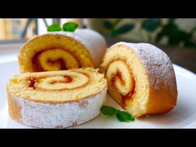 Very Simple Tea Roll Cake