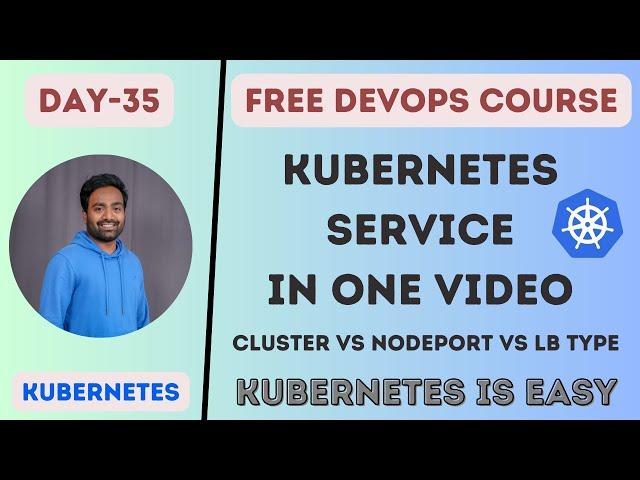 DAY-35 | EVERYTHING ABOUT KUBERNETES SERVICES | DISCOVERY | LOAD BALANCING | NETWORKING | #devops