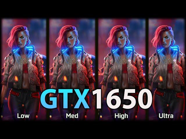 Cyberpunk 2077 [Update 2.1] Test in GTX 1650 [1080p Low, Med, High, Ultra Settings]