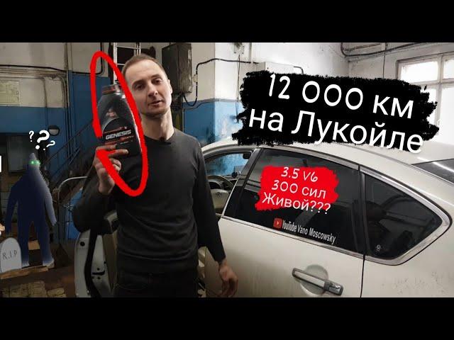 Лукойл GENESIS 5w40 на мощном моторе//СПУСТЯ 12 000 км...