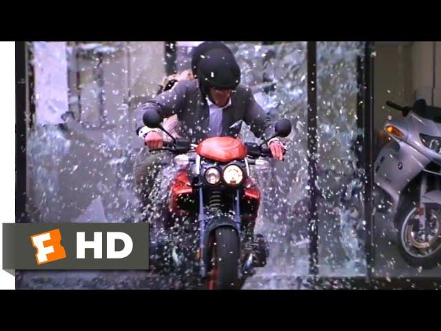 Paycheck (2003) - Motorcycle Chase Scene (7/10) | Movieclips