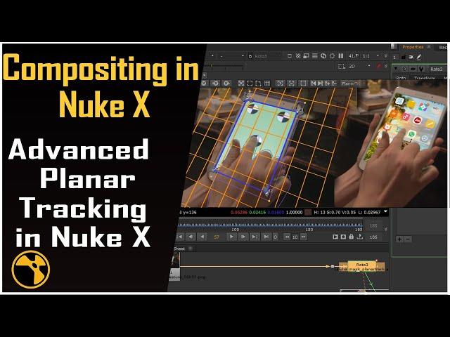 NUKE - Advanced Planar Tracking in Nuke || Screen Replacement || Advanced Tracking in Nuke