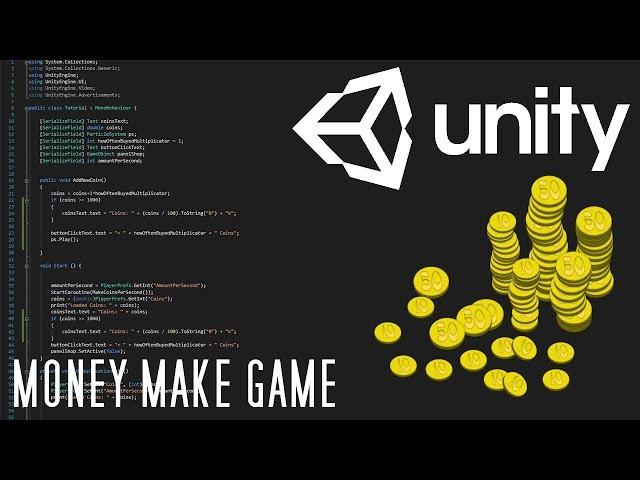 SHOP // Money Make Game [Unity 2017] #4